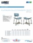 Product Sheet - Platinum Collection Bath Seats - Retail Packaging
